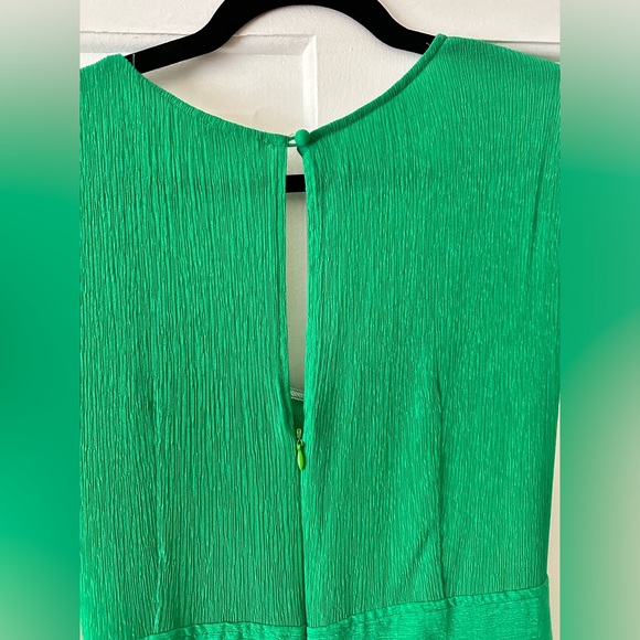 🌟HP🌟Anthropologie Green Crepe Jumpsuit sz 16 - Picture 4 of 4